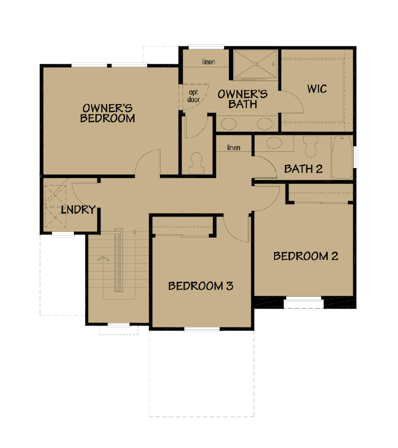 Soho a 3 bedroom 2 bath home in Liberty Square. A New Home Community in ...